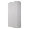 Rauch Texas 91cm 2 Door Wardrobe with Extras - Alpine White