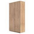 Rauch Texas 91cm 2 Door Wardrobe with Extras - Sonoma Oak