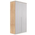 Rauch Texas 91cm 2 Door Wardrobe with Extras - Sonoma Oak and Alpine White