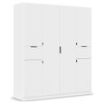 Rauch Ticao 181cm 6 Door Wardrobe - Alpine White