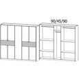 Rauch Ticao 226cm 9 Door Wardrobe - Alpine White