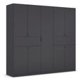 Rauch Ticao 226cm 9 Door Wardrobe - Metallic Dark Grey
