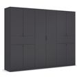 Rauch Ticao 271cm 10 Door Wardrobe - Metallic Dark Grey