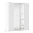 Rauch Wingview Lite 181cm 4 Door Wardrobe with Mirror - Alpine White