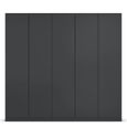 Rauch Wingview Lite 226cm 5 Door Wardrobe - Metallic Dark Grey