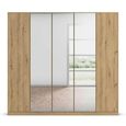 Rauch Wingview Lite 226cm 5 Door Wardrobe with Mirror - Artisan Oak