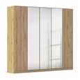 Rauch Wingview Lite 226cm 5 Door Wardrobe with Mirror - Artisan Oak