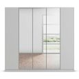 Rauch Wingview Lite 226cm 5 Door Wardrobe with Mirror - Silk Grey