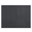Rauch Wingview Lite 271cm 6 Door Wardrobe - Metallic Dark Grey
