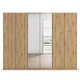 Rauch Wingview Lite 271cm 6 Door Wardrobe with Mirror - Artisan Oak