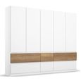 Rauch Winnipeg 226cm 5 Door Wardrobe - Alpine White and Halifax Oak