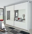 Rauch Xtend 271cm White 2 Door Mirror Sliding Wardrobe