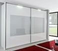 Rauch Xtend Sliding Wardrobe with Frame 2 Wave Glass - Variation Available