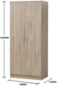 Rico Costa 2 Door Wardrobe - Variant Available