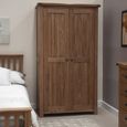 Rustic Oak Wardrobe - 2 Door - Oak