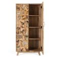 Safari Wardrobe - Mango Wood - 2 Door