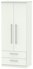Sherwood Porcelain 2 Door 2 Drawer Double Wardrobe