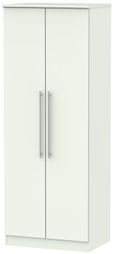 Sherwood Porcelain 2 Door Plain Tall Wardrobe
