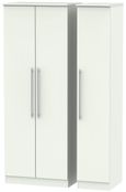 Sherwood Porcelain 3 Door Tall Triple Wardrobe