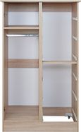 Sherwood Walnut Effect 1 Door Midi Wardrobe