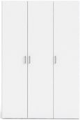 Space White 3 Door Triple Wardrobe