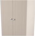Sussex Cashmere and Oak Effect 2 Door Plain Tall Wardrobe