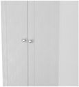 Sussex Grey and Oak Effect 2 Door Plain Tall Wardrobe