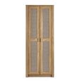 Sydney Wardrobe - 2 Door - Faux Rattan