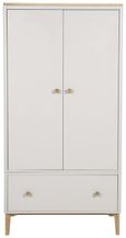 Marlow Wardrobe - 2 Door - 1 Drawer - Cashmere Oak