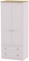 Vienna Cashmere 2 Door 2 Drawer Double Wardrobe