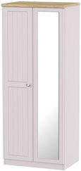 Vienna Cashmere 2 Door Wardrobe - 1 Mirror