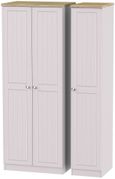 Vienna Cashmere 3 Door Tall Triple Wardrobe