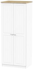Vienna Porcelain 2 Door Plain Wardrobe