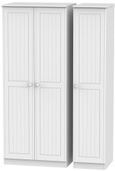 Warwick White 3 Door Triple Wardrobe