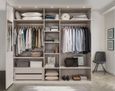 All In Wardrobe - 5 Door - Polar Larch and Grey
