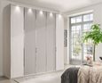 All In Wardrobe - 5 Door - Polar Larch and Grey