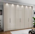 Asmara Wardrobe - 6 Door - Champagne