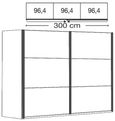 Breda Wardrobe Sliding - 2 Door - White - 300cm