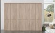Dakar 2 Wardrobe - 6 Door - Rustic Oak