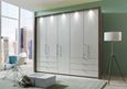 Loft Wardrobe - Bi-Fold Panorama Glass Door Functional - Variation Available