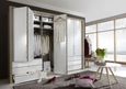 Loft Wardrobe - Bi-Fold Panorama Glass Door Functional - Variation Available