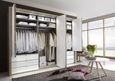 Loft Wardrobe - Bi-Fold Panorama Glass Door Functional - Variation Available