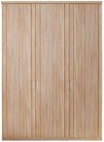 Luxor 3+4 Wardrobe - 3 Door - Rustic Oak