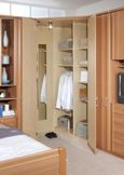 Luxor 3+4 Corner Wardrobe - Cornice - Variation Available
