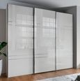 Rialto Sliding Wardrobe - 3 Door - White Trim