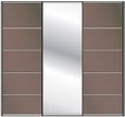 Westside Sliding Wardrobe - 3 Door - Mirror - Havana Glass