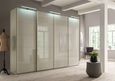 Westside Sliding Wardrobe - Champagne Glass Front - Variation Available