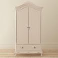 Ivory Wardrobe - 2 Door - 1 Drawer