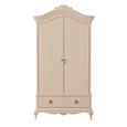 Ivory Wardrobe - 2 Door - 1 Drawer