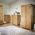 Woburn Wardrobe - 1 Door 1 Drawer - Rustic Oak